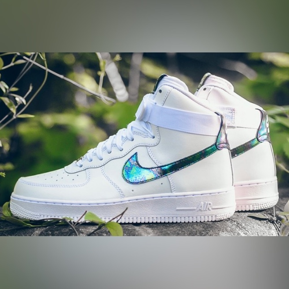 Nike Air Force 1 High “Oil Slick” | Iridescent